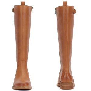 New! Beautiful Lucky Brand Quinn Soft Genuine  Leather Riding Boots. Size 7